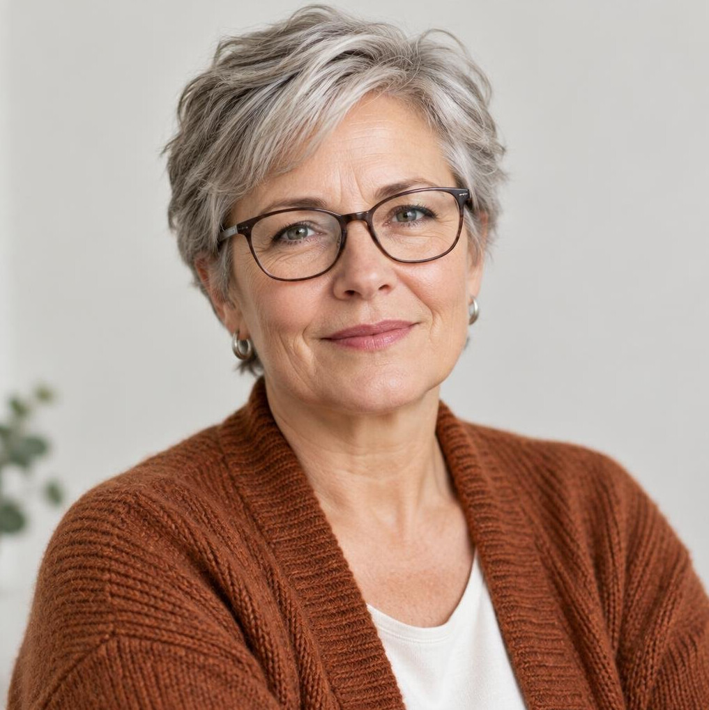Portrait of an older German woman, survey participant